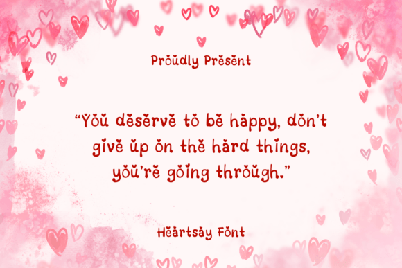Heartsay Font - Preview 2
