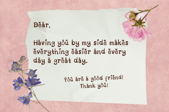 Heartsay Font - Preview 3
