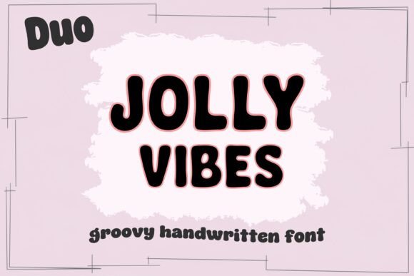 Jolly Vibes Font PNG with transparent background - Preview 2