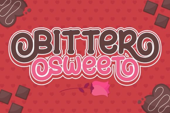 Love Choco Font PNG with transparent background - Preview 2