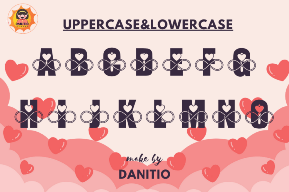 Lovefinity Font PNG with transparent background - Preview 1
