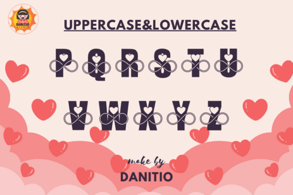 Lovefinity Font PNG with transparent background - Preview 2
