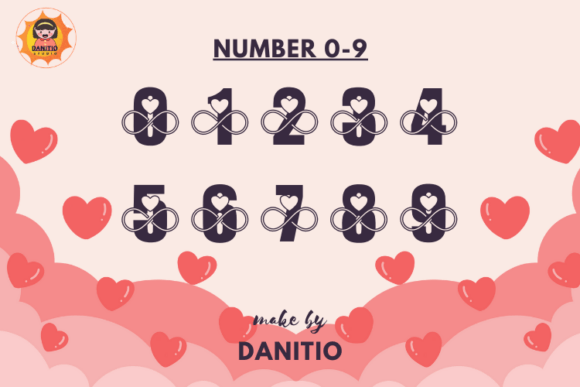 Lovefinity Font PNG with transparent background - Preview 3