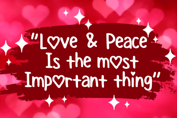 Lovely Handwriting Font PNG with transparent background - Preview 2
