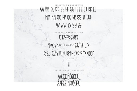 Moderate Handwritten Font PNG with transparent background - Preview 5