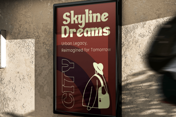 Quadline Font PNG with transparent background - Preview 3