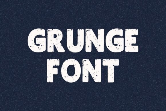 Rubber Rock Font PNG with transparent background - Preview 1