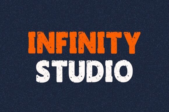 Rubber Rock Font PNG with transparent background - Preview 4