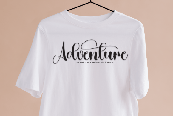 Santa Soutice Font PNG with transparent background - Preview 4