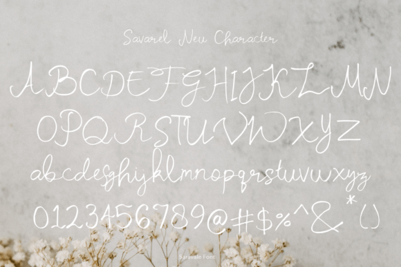 Saravale Font PNG with transparent background - Preview 6