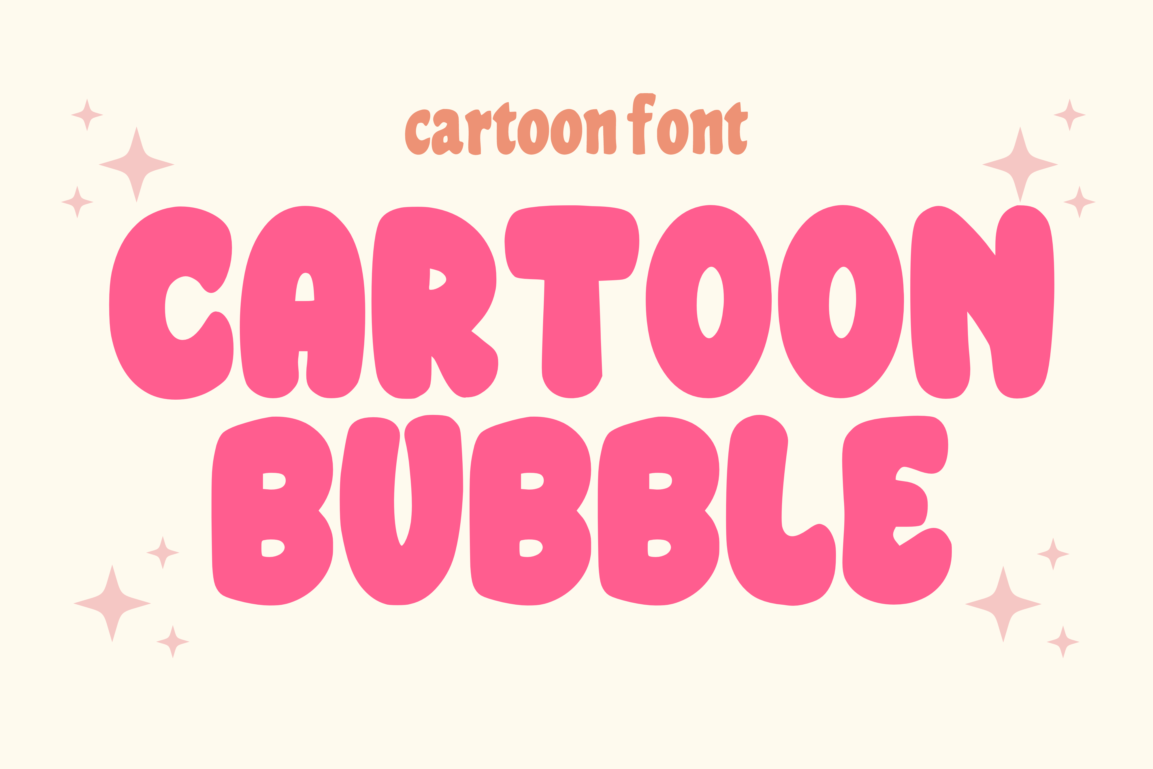 Super Bubble Font - photo 2