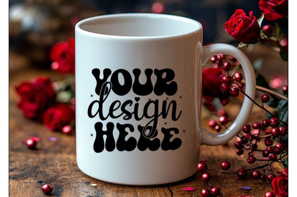 Valentines Day Love Mug Mockup Graphics