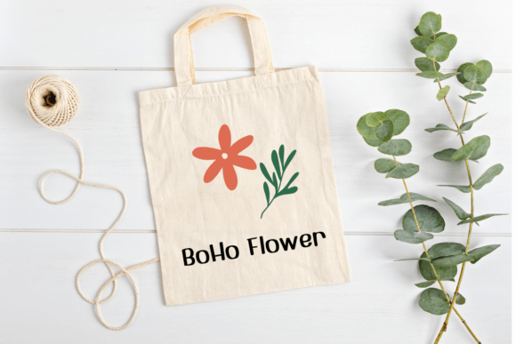 Boho Flower Font - Preview 4