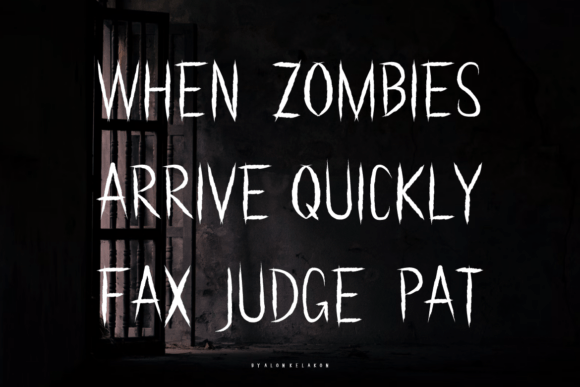 Blood Rogamen Font - Preview 3