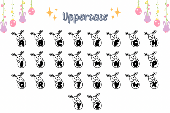 Easter Rabbit Font - Preview 1