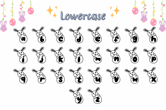 Easter Rabbit Font - Preview 2