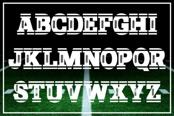 Football Font - Preview 1