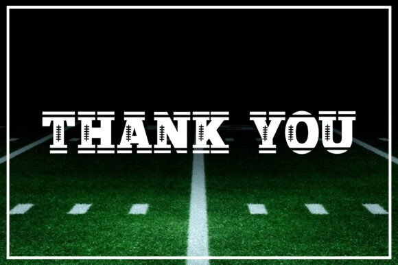 Football Font - Preview 3