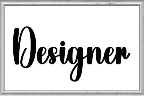 Hairdresser Font PNG with transparent background - Preview 2