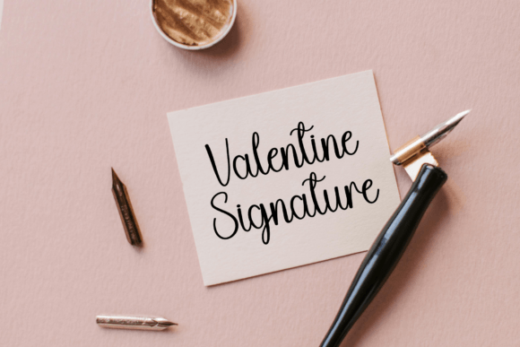 Medley Valentine Font PNG with transparent background - Preview 3