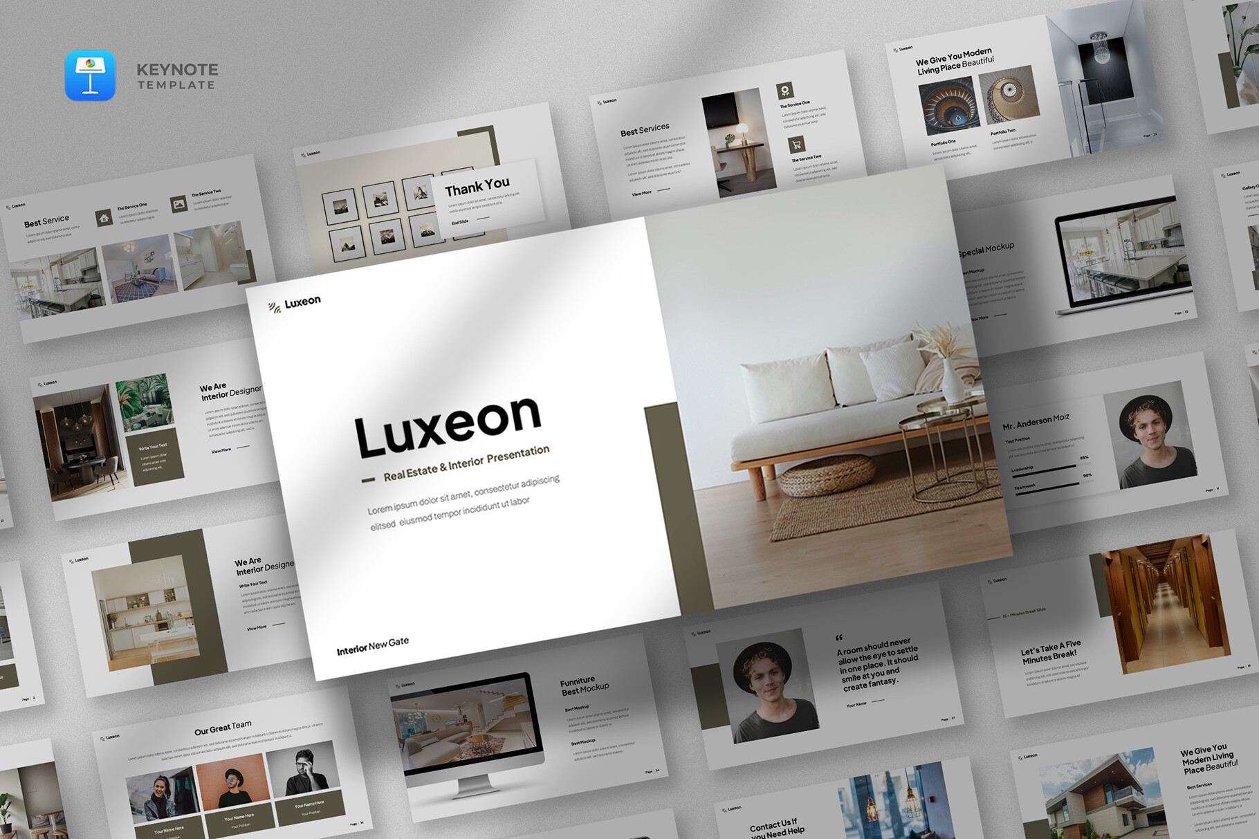 Real Estate & Interior Design Keynote Graphic by fluff.designstudio ...