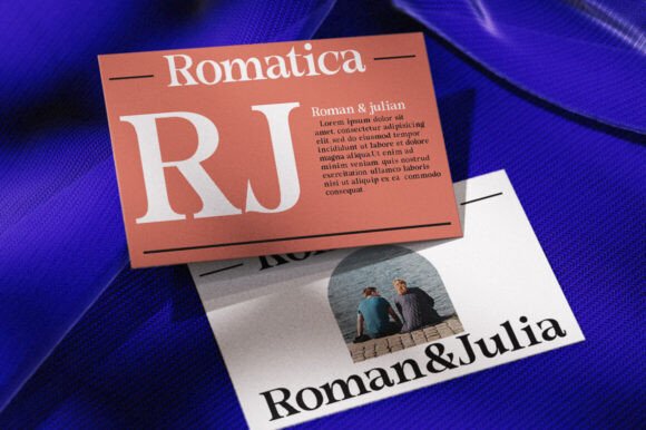 Rocantic Font PNG with transparent background - Preview 2