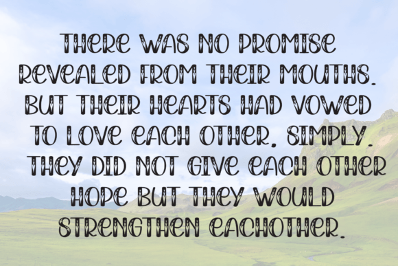 Romance Christmas Font PNG with transparent background - Preview 5