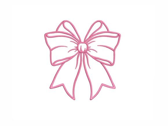 Satin Bow Applique