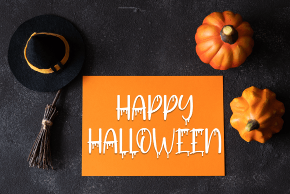 Scary Snow Font PNG with transparent background - Preview 3