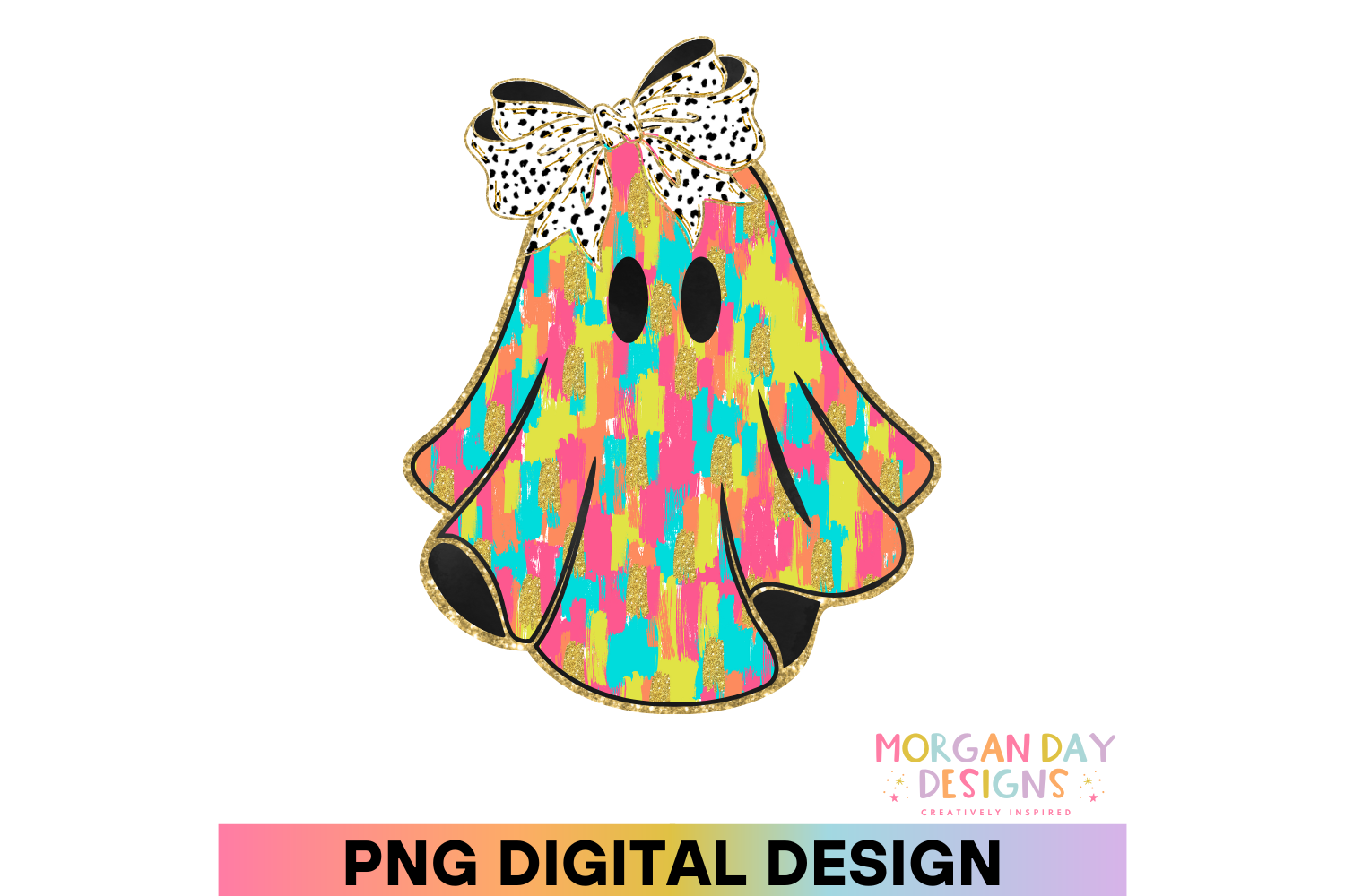 Brushstroke Ghost PNG Graphic by Morgan Day Designs · Creative Fabrica