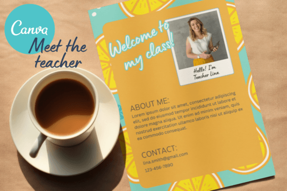Canva Template Meet the Teacher