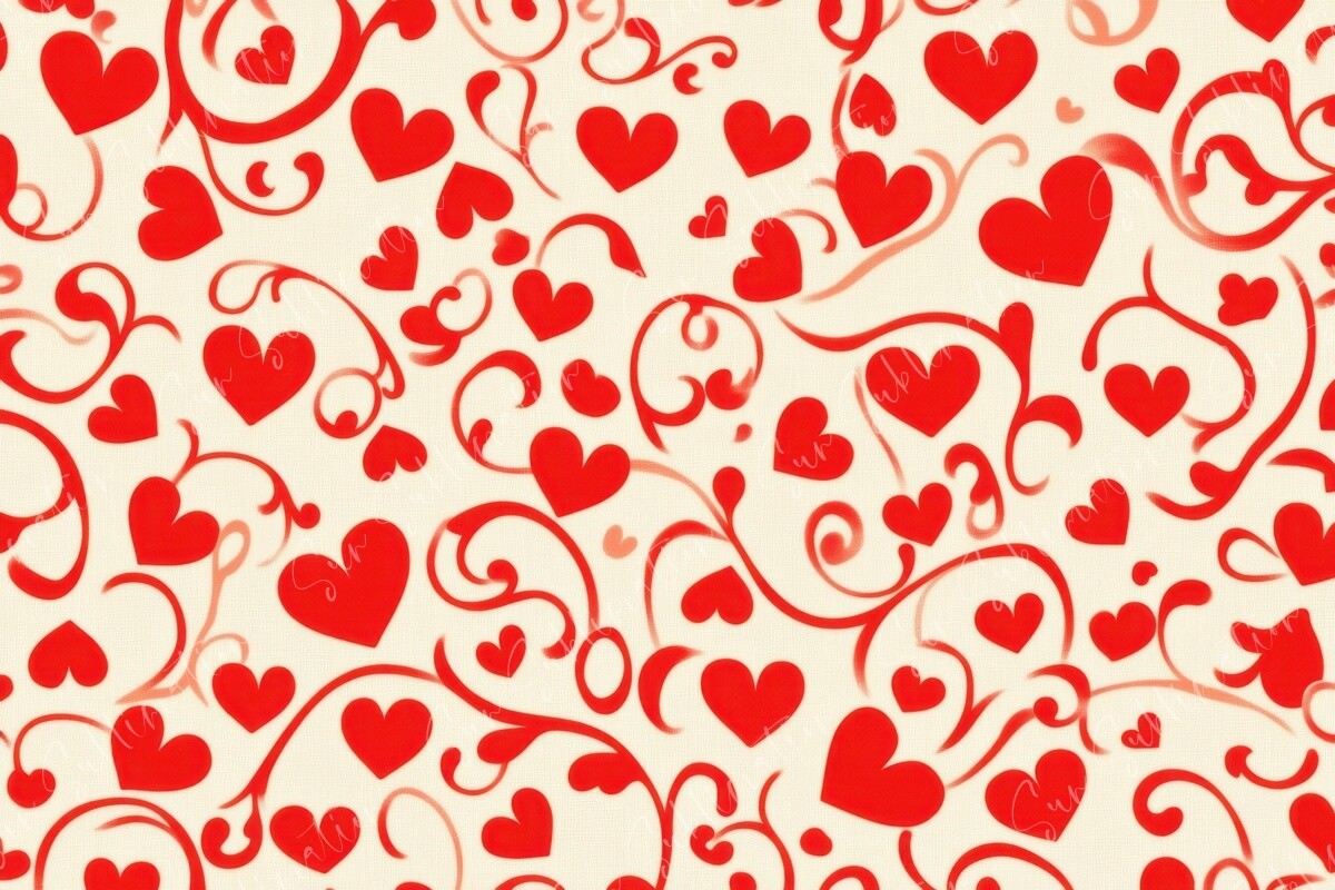 Captivating Pattern of Beautiful Hearts Graphic by Sun Sublimation ...