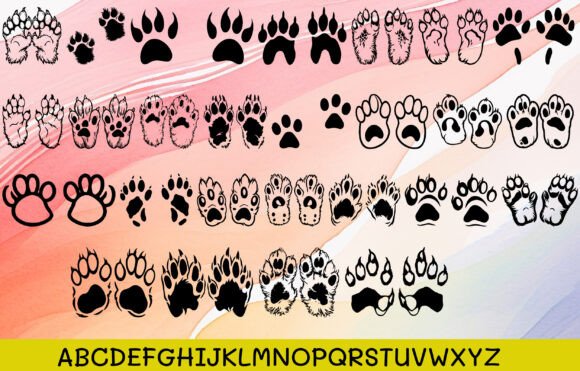 Cat Paws Love Font - Preview 1
