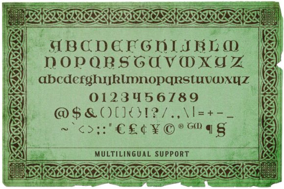 Celtoria Font - Preview 5