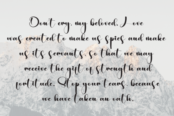 Costume Font - Preview 5