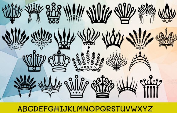 Crown Tribal Font - Preview 1