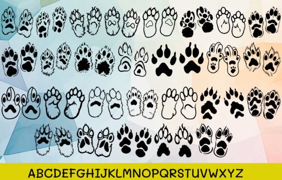 Dog Paws Font - Preview 1