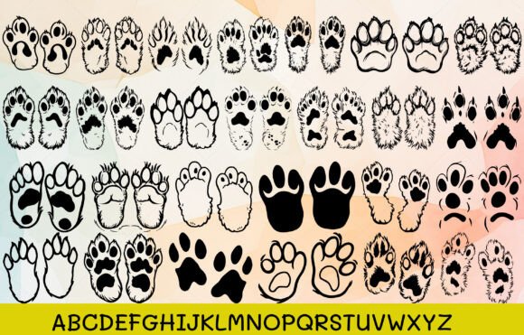 Dog Paws Wow Wow Font - Preview 1
