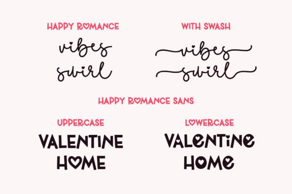 Happy Romance Font - Preview 1