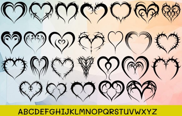 Heart Thorns Indian Font - Preview 1