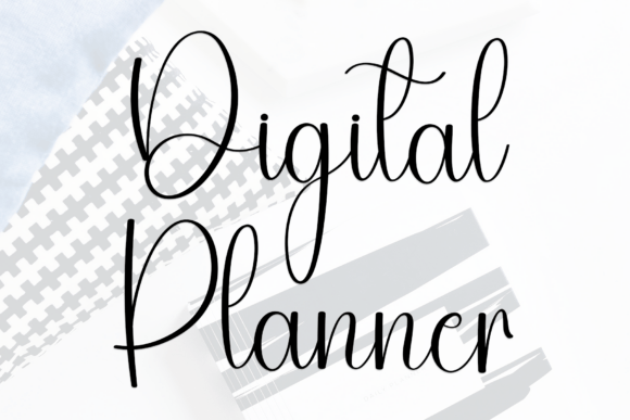 Majestic Planner Font PNG with transparent background - Preview 6