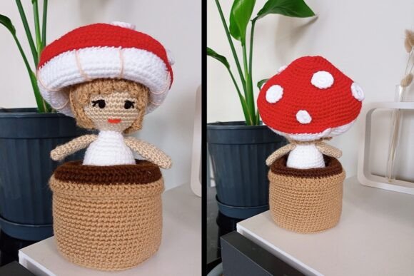 Mushroom Doll Crochet Pattern