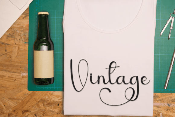 Rainy Wintry Font PNG with transparent background - Preview 3