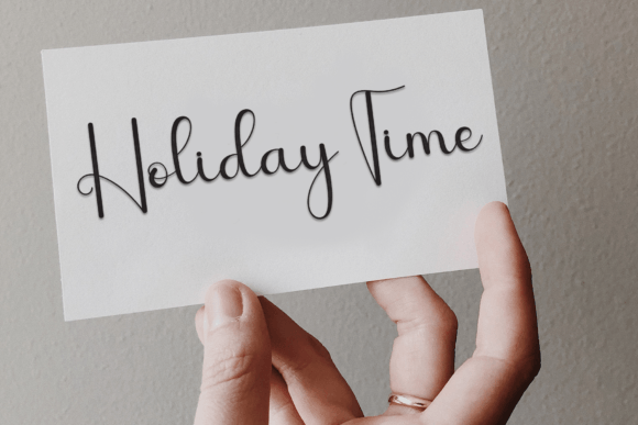 Rainy Wintry Font PNG with transparent background - Preview 4