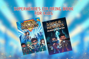 Superheroes Kids Coloring Book Vol 01 Graphic by Sahad Stavros Studio ...