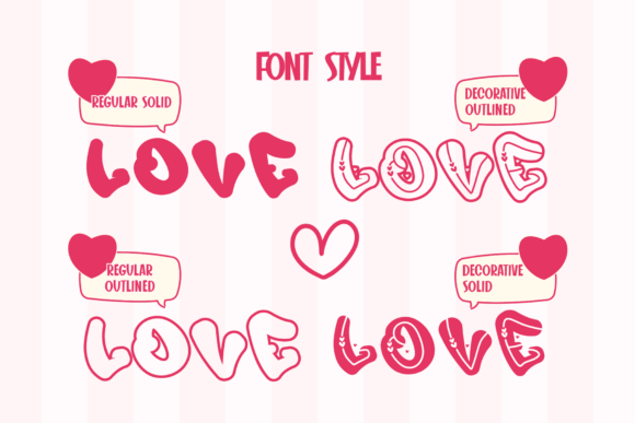 Adore Love Font - Preview 2
