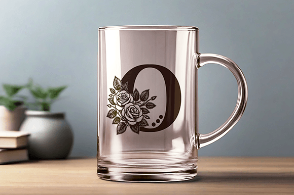 Beautiful Flower Monogram Font - Preview 2