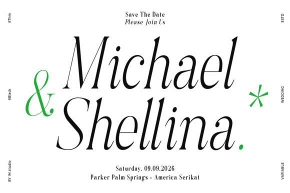 Blackline Gothic Font - Preview 4