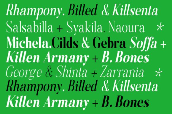 Blackline Gothic Font - Preview 6