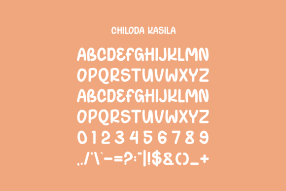 Chiloda Kasila Font - Preview 2